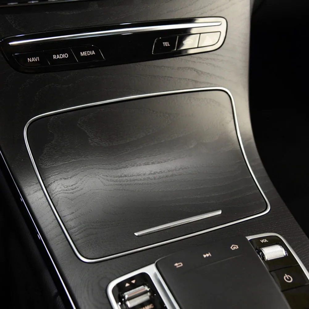 

Cup Holder Trim Personal Car Part Chrome Ashtray Elements Ornaments for Mercedes Benz GLC C Class W253 W205 2015-2020