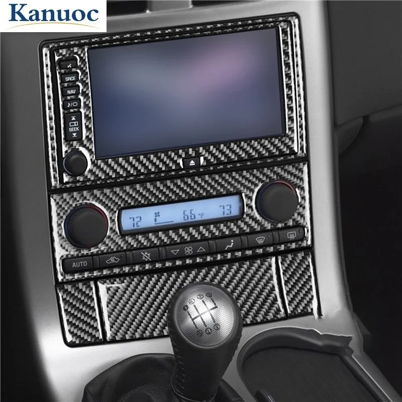 

Для Chevrolet Corvette C6 2005-2007 Автомобильная центральная консоль навигационная панель отделка наклейка черное углеродное волокно стикер аксессуар...