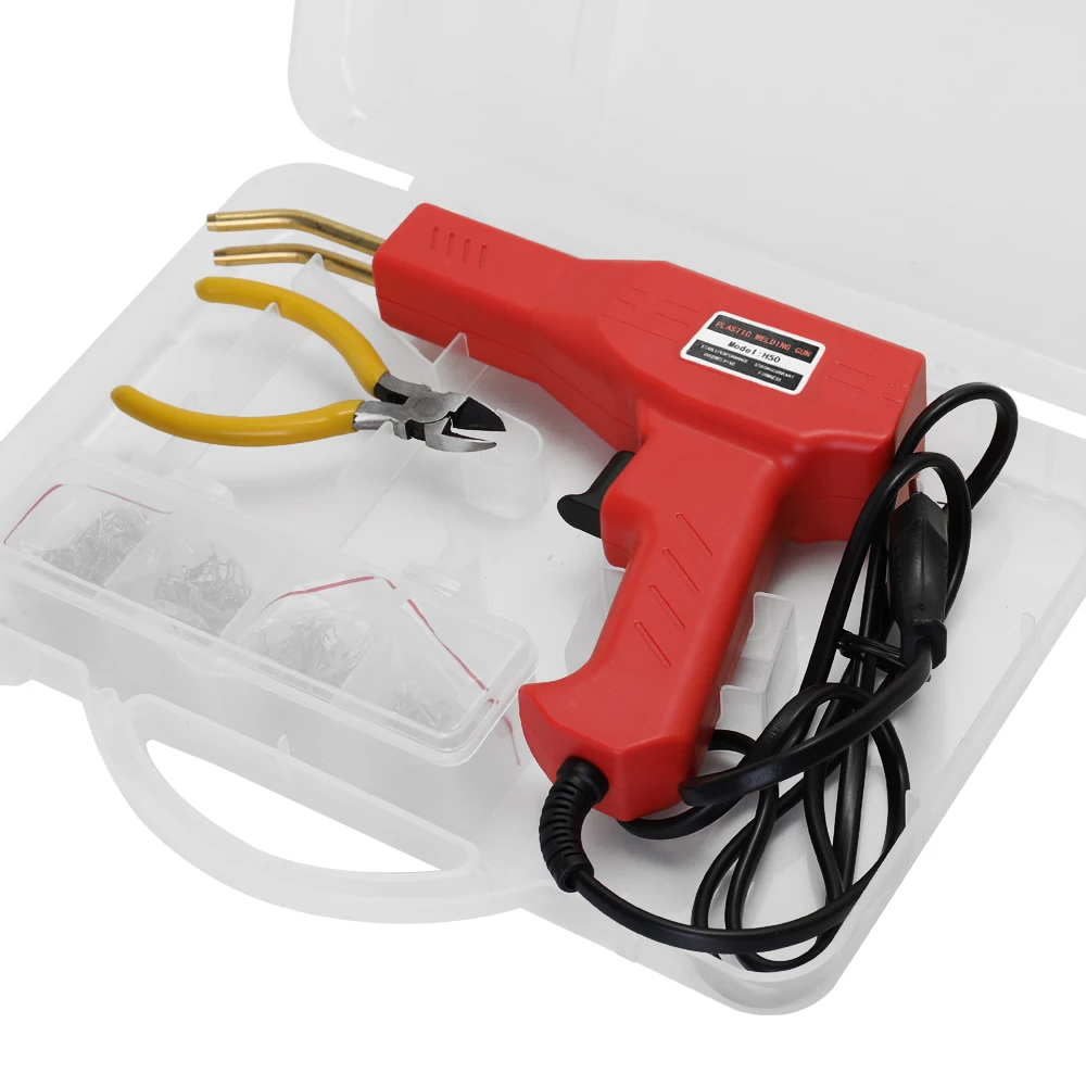 

50W Handy Plastic Welder Garage Tools Hot Staplers Machine Staple PVC Plastic Repairing Machine Car Bumper Repair Hot Stapler