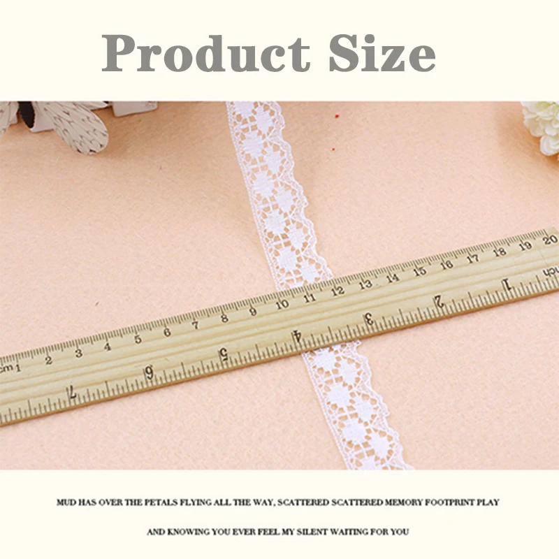 3 colors 10 yard (20mm) lace ribbon handicraft embroidery mesh trim fabric DIY sewing skirt accessories | Дом и сад