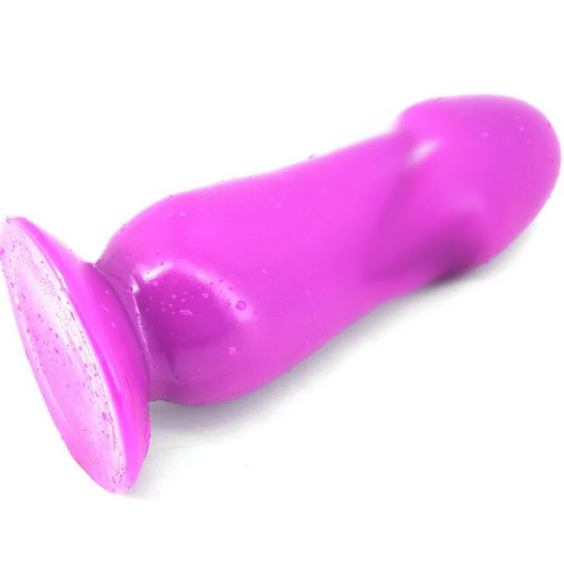 Большой фаллоимитатор с грибами Анальная пробка массажная реалистичный большой