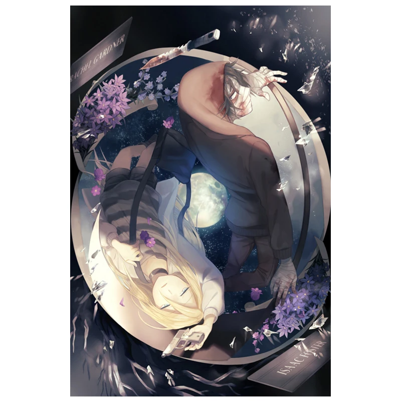 Картина маслом по номерам ангелы смерти сделай сам цифровая картина в японском