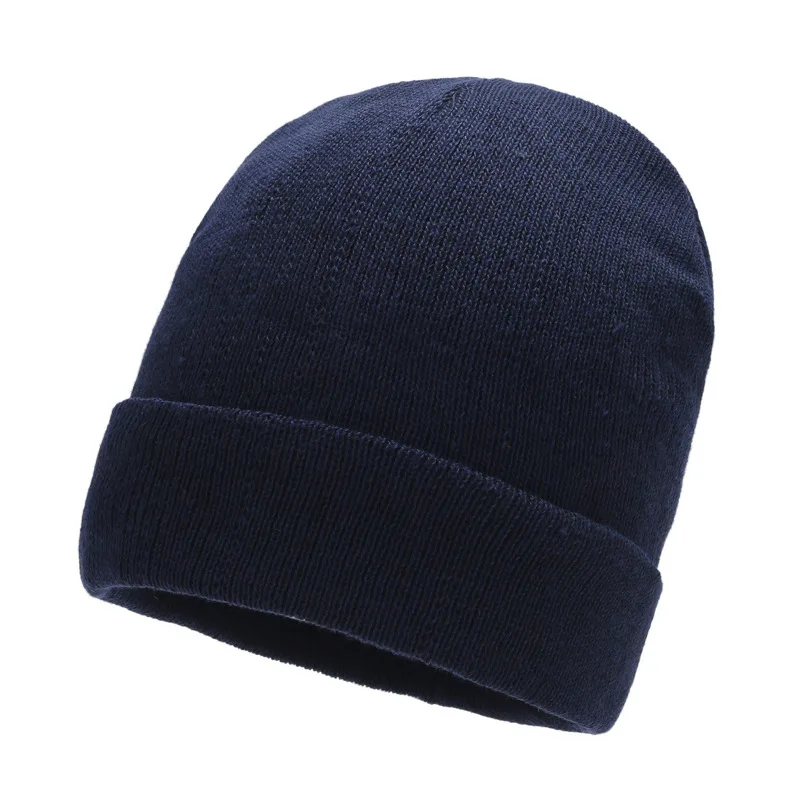 

GBCNYIER Cold Say No Male Winter Hat Knitting Father Winter Hat Thick Cotton Knit Ear Protection