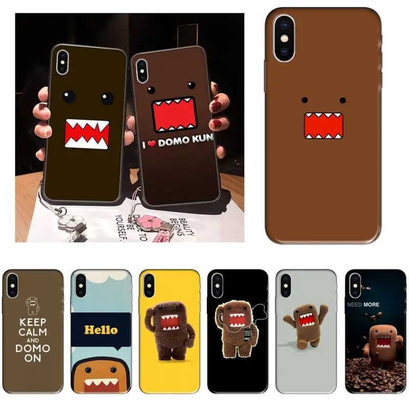 Милый чехол для телефона RUICHI Domo-kun iPhone 11 12 Mini 13 Pro XS Max X 8 7 6s Plus 5 SE XR - купить по