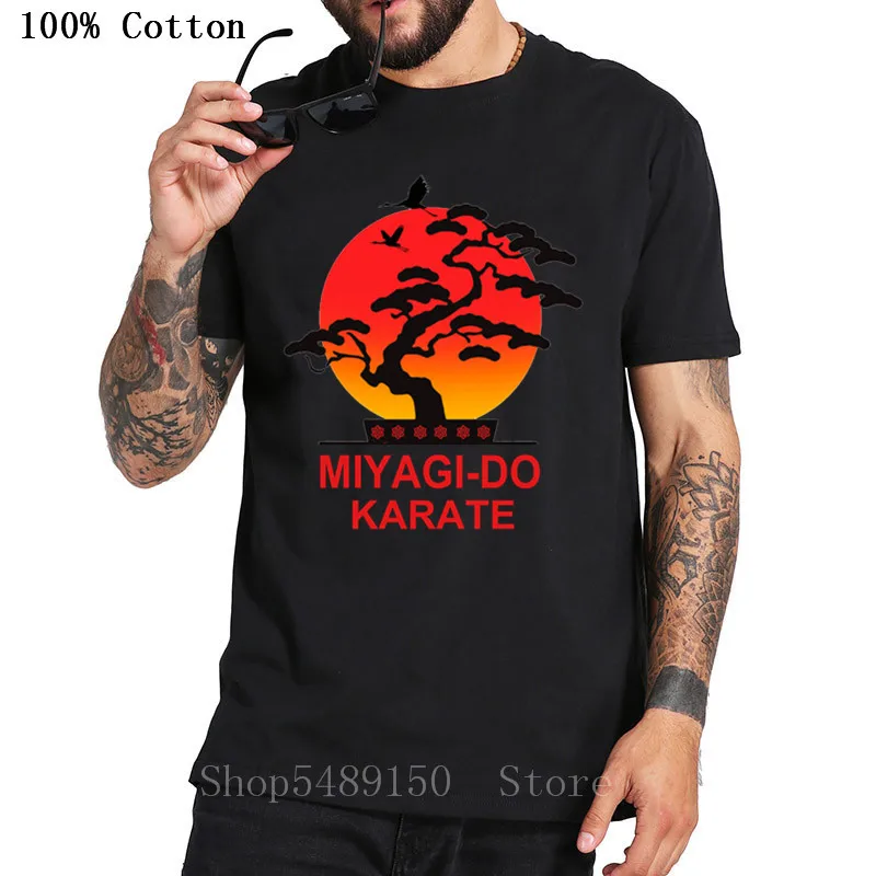 New Brazil Special Kung Fu Tees Miyagi Do Karate - The Kid Cobra Kai Retro Tai Chi T-Shirt Casual Cotton jujitsu Tshirt | Мужская одежда