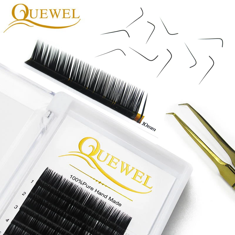 Ресницы человека Расширение натуральные мягкие ресницы L/L +/LC/LD/DD для