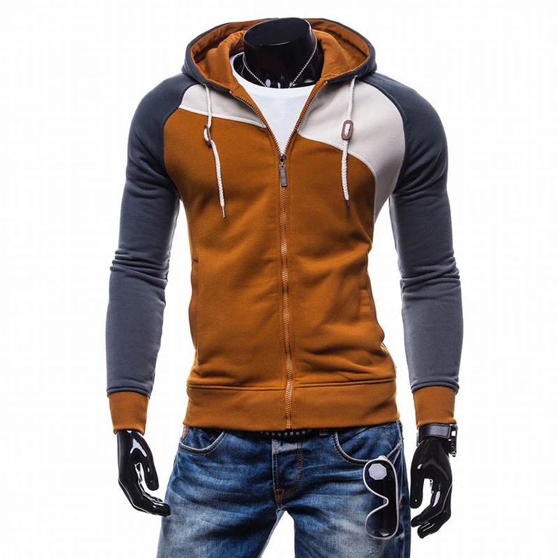 

Bigsweety Spring Autumn Hoody Jacket Men's Hoodies Hip Hop Zipper Slim Fit Hooded Sweatshirts Male Coats With Pockets Hot Sale