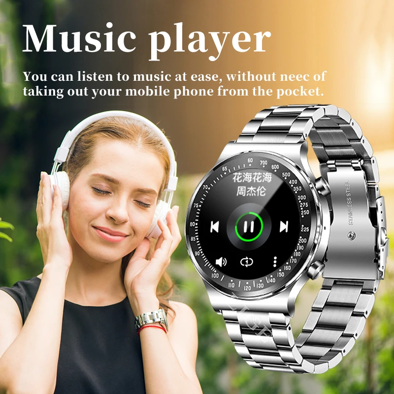 Смарт часы LIGE мужские с поддержкой Bluetooth 1 Гб ПЗУ|Смарт-часы| |