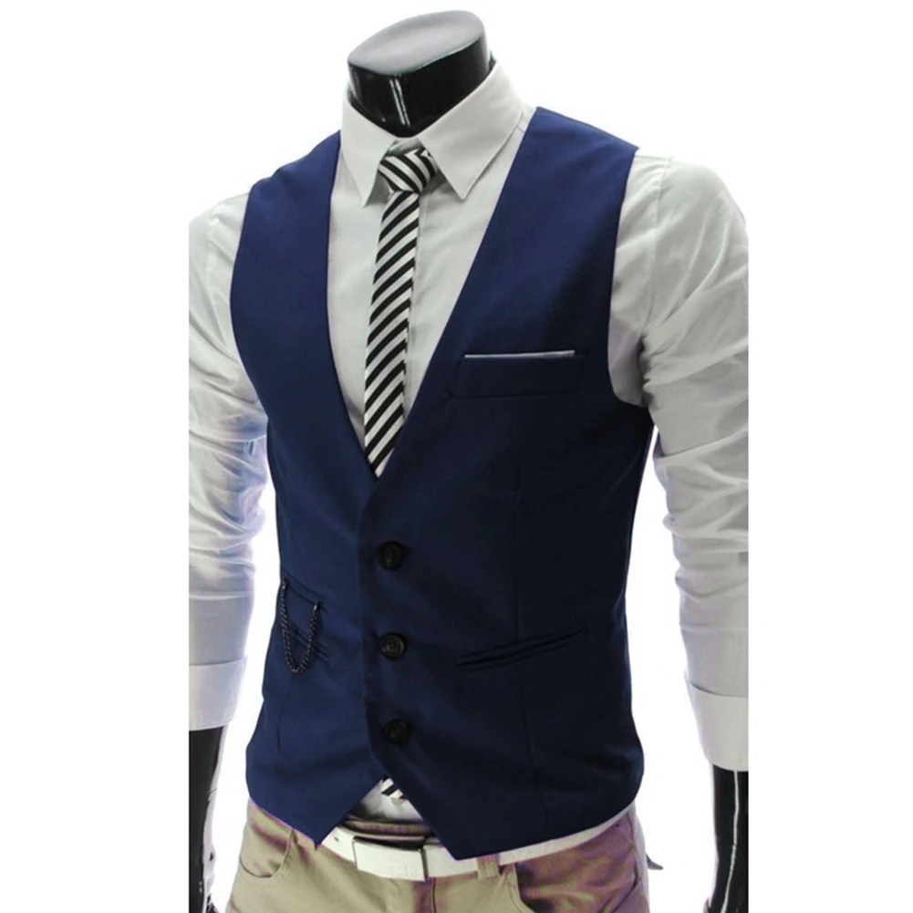 M-5XL, новинка, костюм, жилет для мужчин, S-liming Fit, мужские официальные жилеты, жилет, Повседневный, без рукавов, пиджак, Деловой, офисный, свадебный жилет