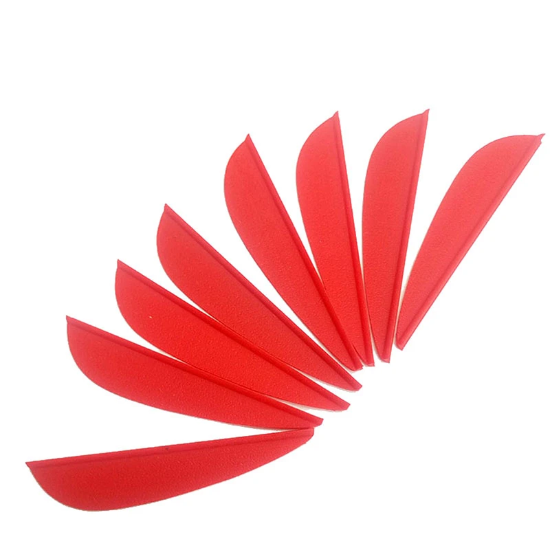 50 шт. 2 &quotрезиновые лопасти стрелки Fletches Feather Fletching Arrow сделай сам инструменты для