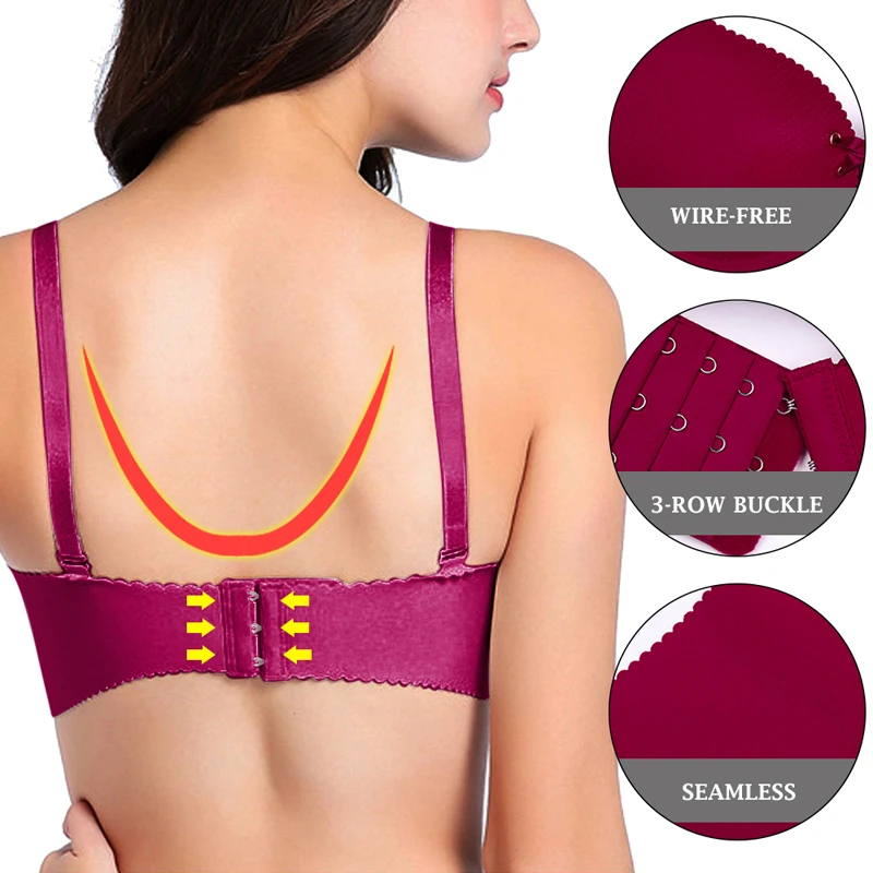 

2021 Seamless Bra Sexy Bras Women Fashion Push Up Lingerie Wireless Bralette Cotton Female Brassiere Underwear Intimates