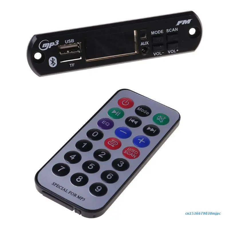 Автомобильный USB TF FM-радиомодуль беспроводной Bluetooth 5 в 12 В MP3 WMA декодер плата