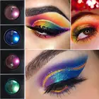 Многохромированные пигментные тени для век, тени для век с металлическим блеском, хамелеоновые тени, многохромные тени, блестящий стойкий макияж, косметика для вечеринки