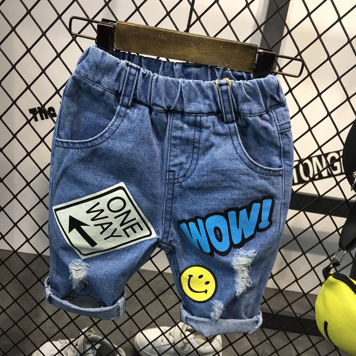 2021 Boys Denim Shorts Baby Boy Knee Length Pants 2-7 Years Kids Summer Casual Jeans Children's Cowboy Short Pants