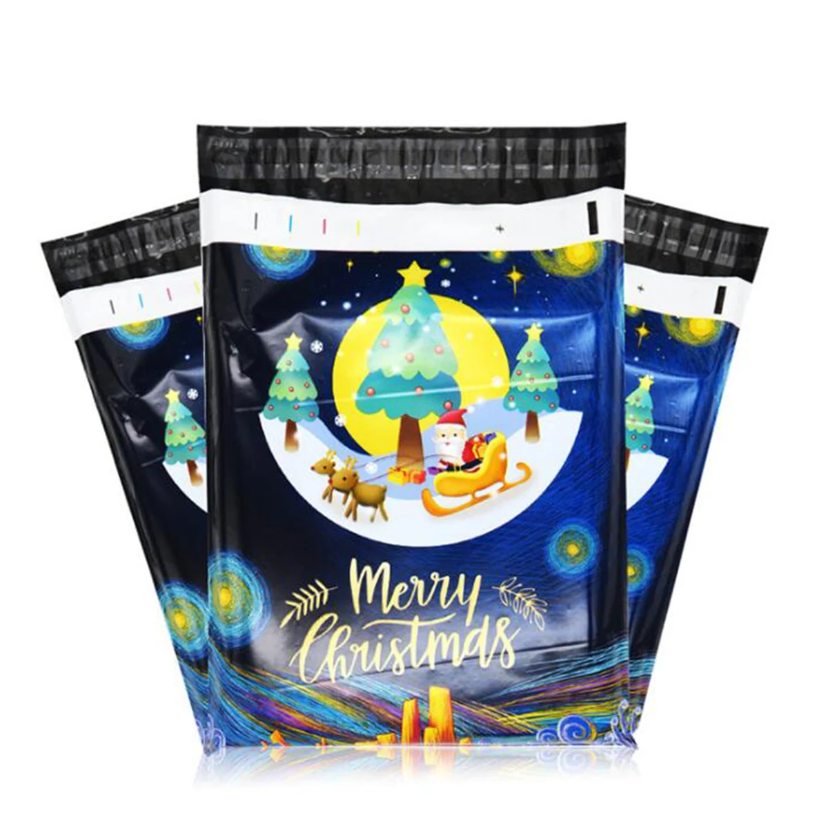 

50 шт., полиэтиленовые конверты с узором