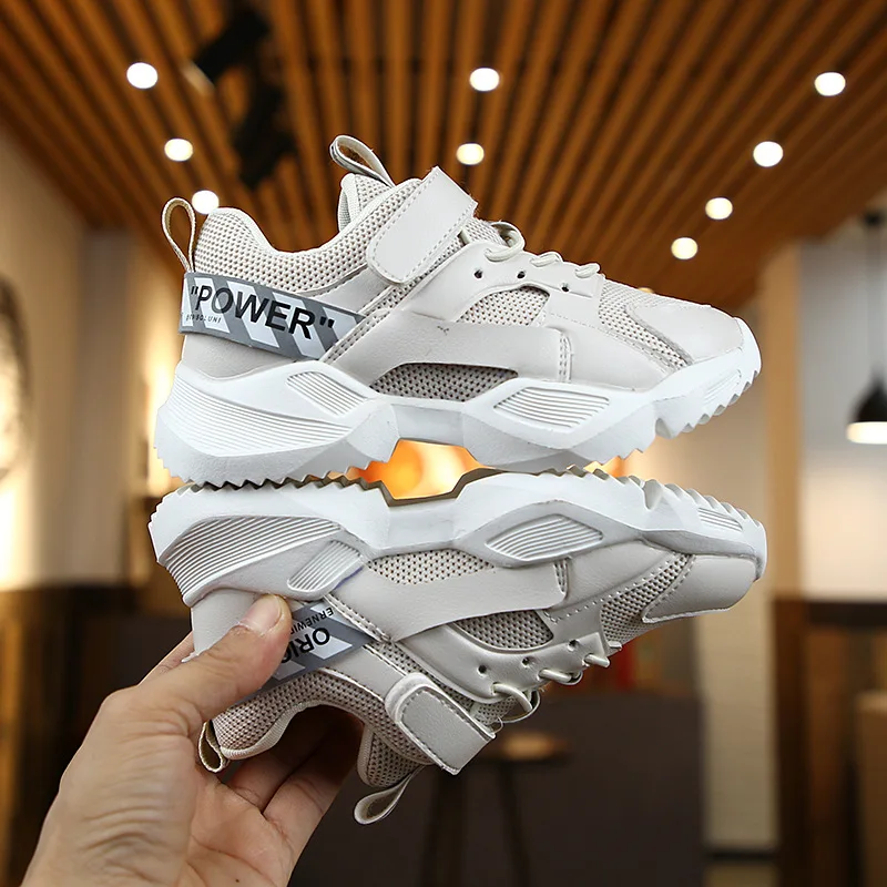 Skoex New Non-slip Waterproof Spring Autumn Winter Kids Shoes Boys Girls Student Campus Fashion Casual Running Sports Shoe | Детская