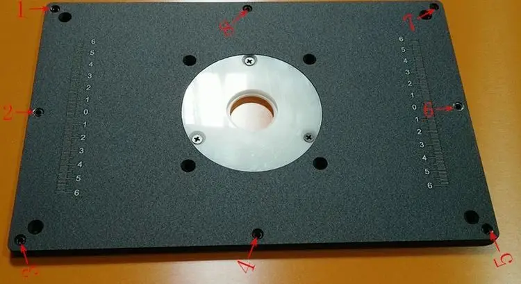 Флип-подъемная электрическая деревянная фрезерная доска Рабочий стол вставка