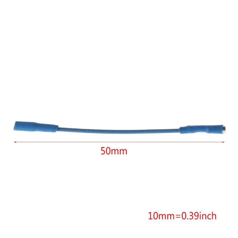 

4PCS Universal Silver Leads Wires Header Wire Cable 50mm for 1.2-1.3mm Pins Turntable Phono Headshell Tonearm R91A