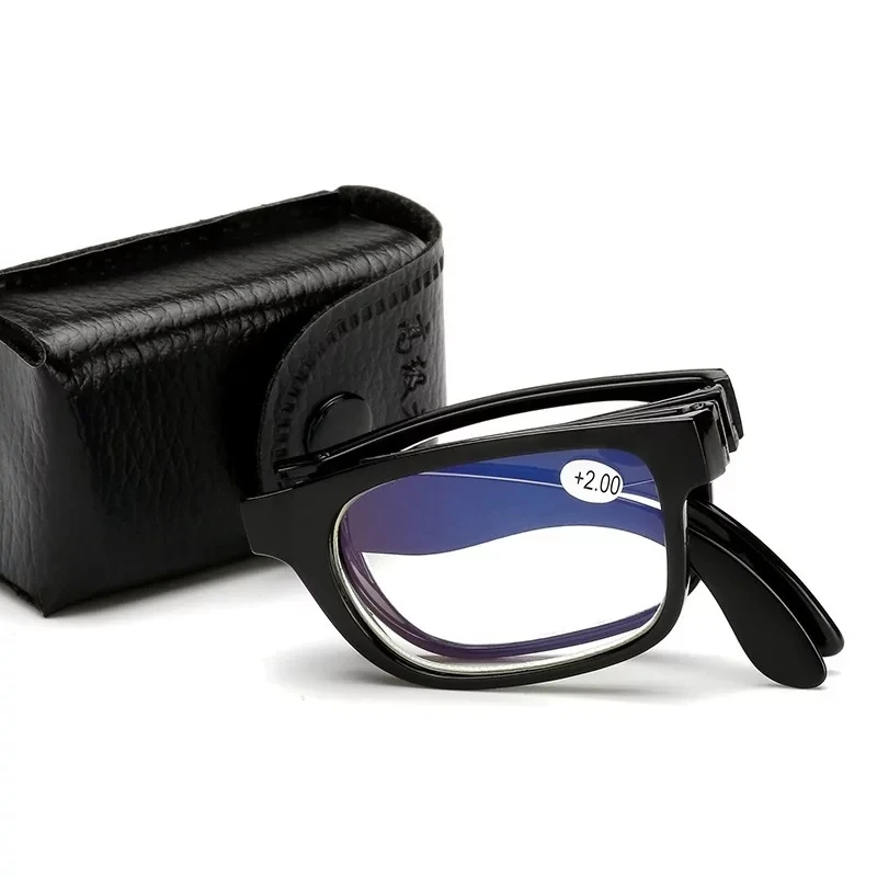 

Foldable Reading Glasses Folding Presbyopia Men Women Vintage Computer Reading glasses with case 1.0 1.5 2.0 2.5 3.0 3.5 4.0