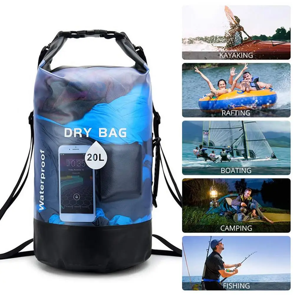 

Сумка-рюкзак из ПВХ, водонепроницаемая, 10 л, 20 л