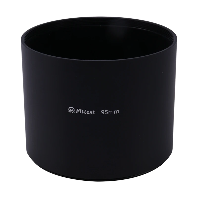 

FITTEST Lens Hood for Canon/Nikon/Sony/Pentax/Camera, 95mmx78mm Metal Hood