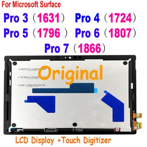 Original Lcd For Microsoft Surface Pro 3 1631 Pro 4 1724 Pro 5 1796 Pro 6 1807 Pro 7 1866 LCD Displa in India