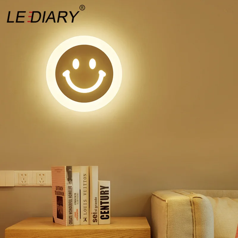 LEDIARY Настенные светильники для дома и гостиной 110 В 220 в самолет луна руль