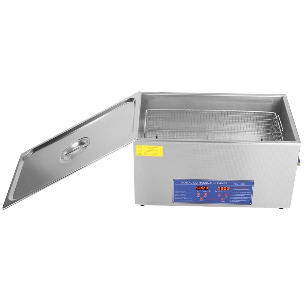 22L Stainless Steel Ultrasonic Cleaner Digital Ultra Sonic Cleaning Machine Heated ultrason Cleaner For Jewelry Glasses Watches