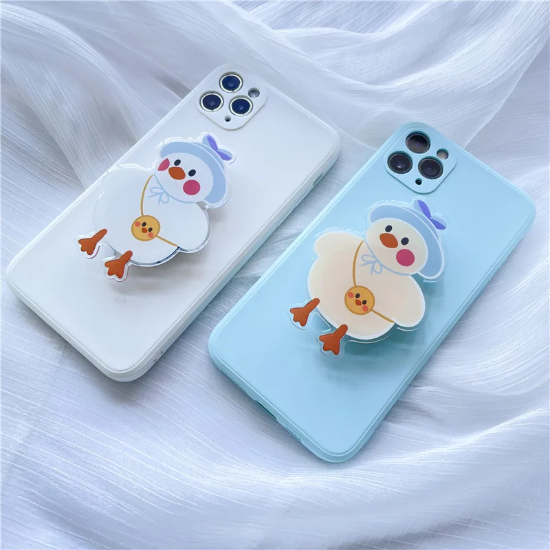 

Cartoon Chicken Acrylic Epoxy Retractable Stand Creative Lazy Desktop Folding Phone