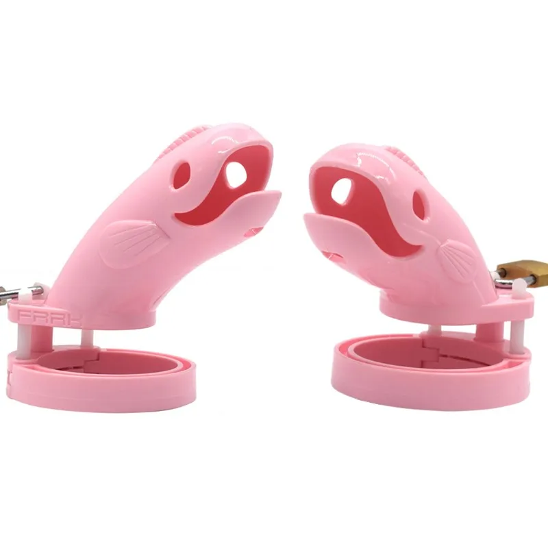 Пластиковые Мужские целомудрия устройство петух клетка с 5 Размер кольца