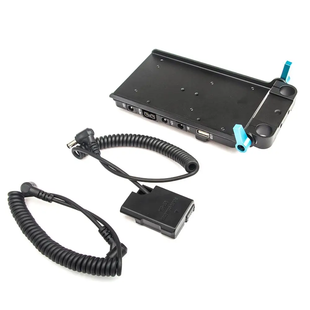 WY-VG1 Power Supply System V Mount Battery Plate Adapter with EN-EL14 Cable for Broadcast SLR HD camera | Электроника