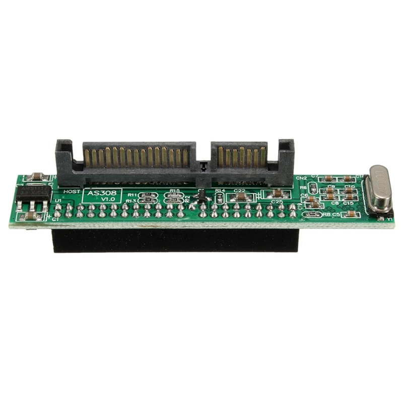Совершенно новый SATA Женский к 44Pin 2 5 IDE Мужской HDD SSD адаптер конвертер 7 + 15P 22pin sata ide