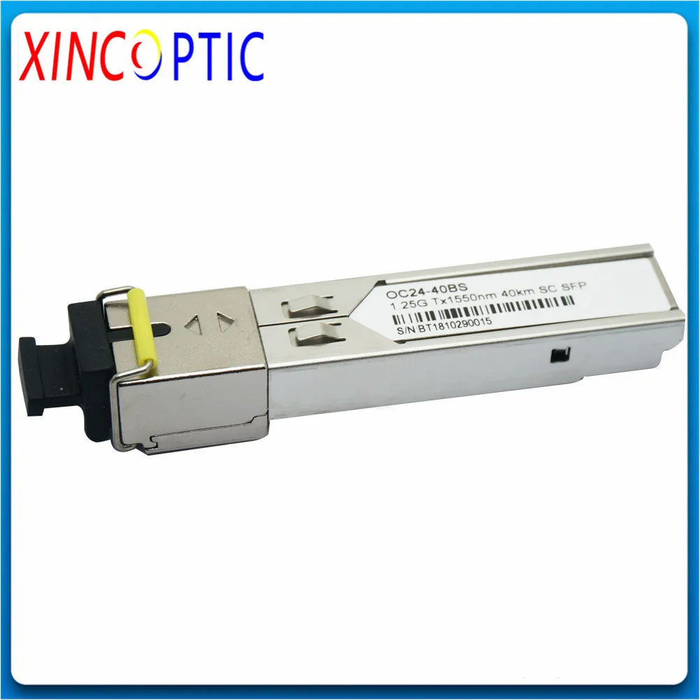 1 25G 1310/1490nm 40 км BIDI WDM LC/SC Fibe SFP модуль приемопередатчика совместимый GE LH40 SM1310/SFP