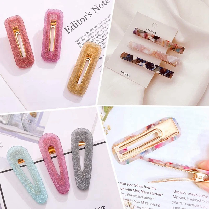 

Silicone Resin Molds DIY Hair Pin Jewelry Casting Mold Making Tools for Hair Pin Keychain Bookmark Pendant Craft Making