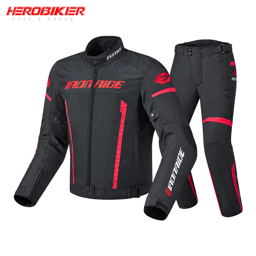 

Новая Водонепроницаемая мотоциклетная куртка HEROBIKER, мужская куртка для езды на гоночных мотоциклах, бронированная Защитная куртка для мото...