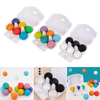 wooden rainbow balls set color recognition numbers counting educational toy