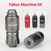 tattoo kit rocket mini rotary rca battery machine pen with powerful tattoo power supply mini wireless set makeup tools