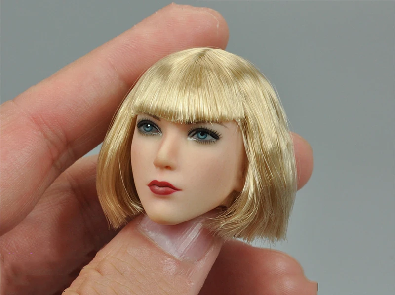

Toys Gift 1/6 Mandala Blond Hair Head Sculpt Fit for 12'' action Body Collection Doll