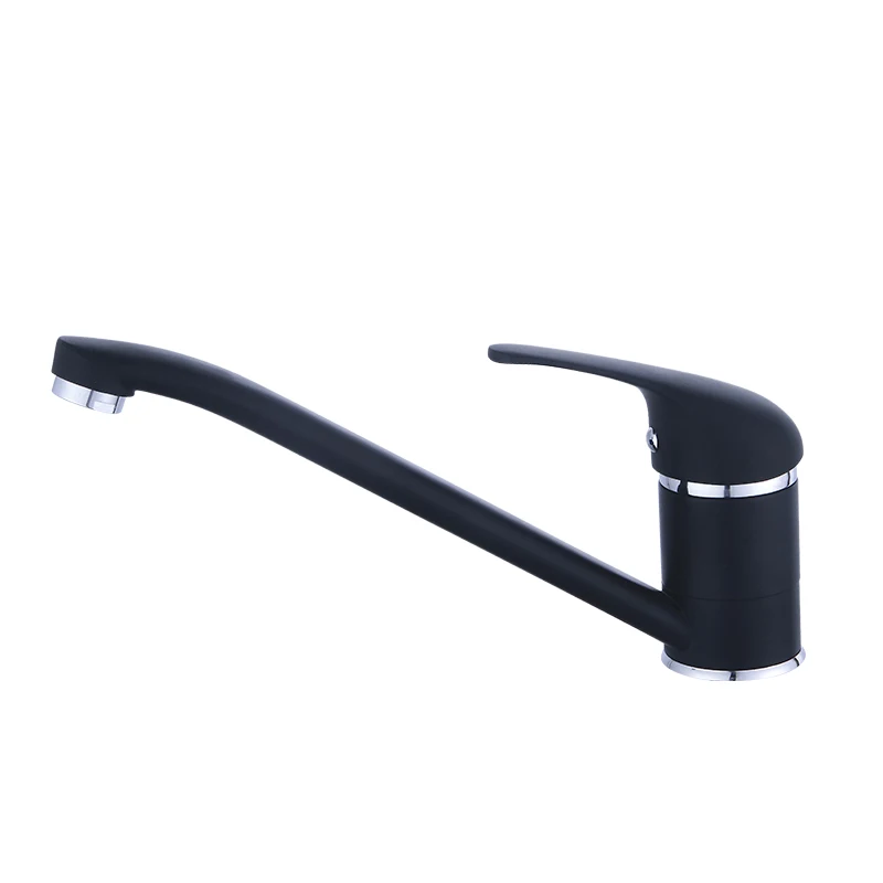 Смеситель для кухонной раковины из латуни черный смеситель 360 градусов с