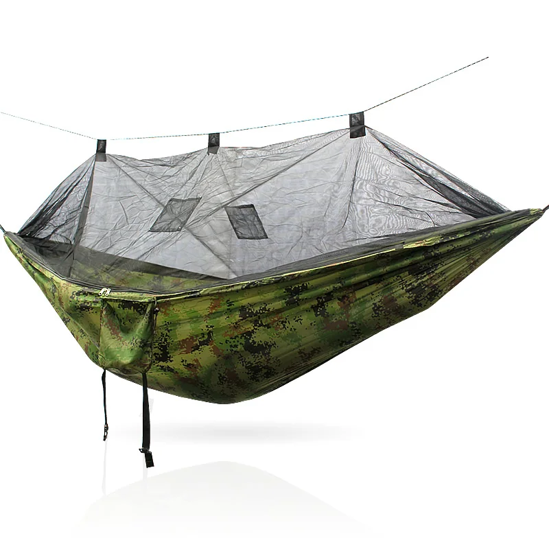 

Hammock Parachute Mosquito-Net Outdoor Camping Cloth Anti-mosquito In Summer Double-Nylon with Quick Open