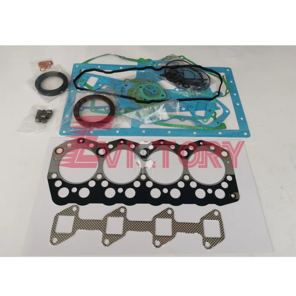 

For MITSUBISHI S4Q2 S4Q overhaul gasket kit + main conrod con rod bearing set
