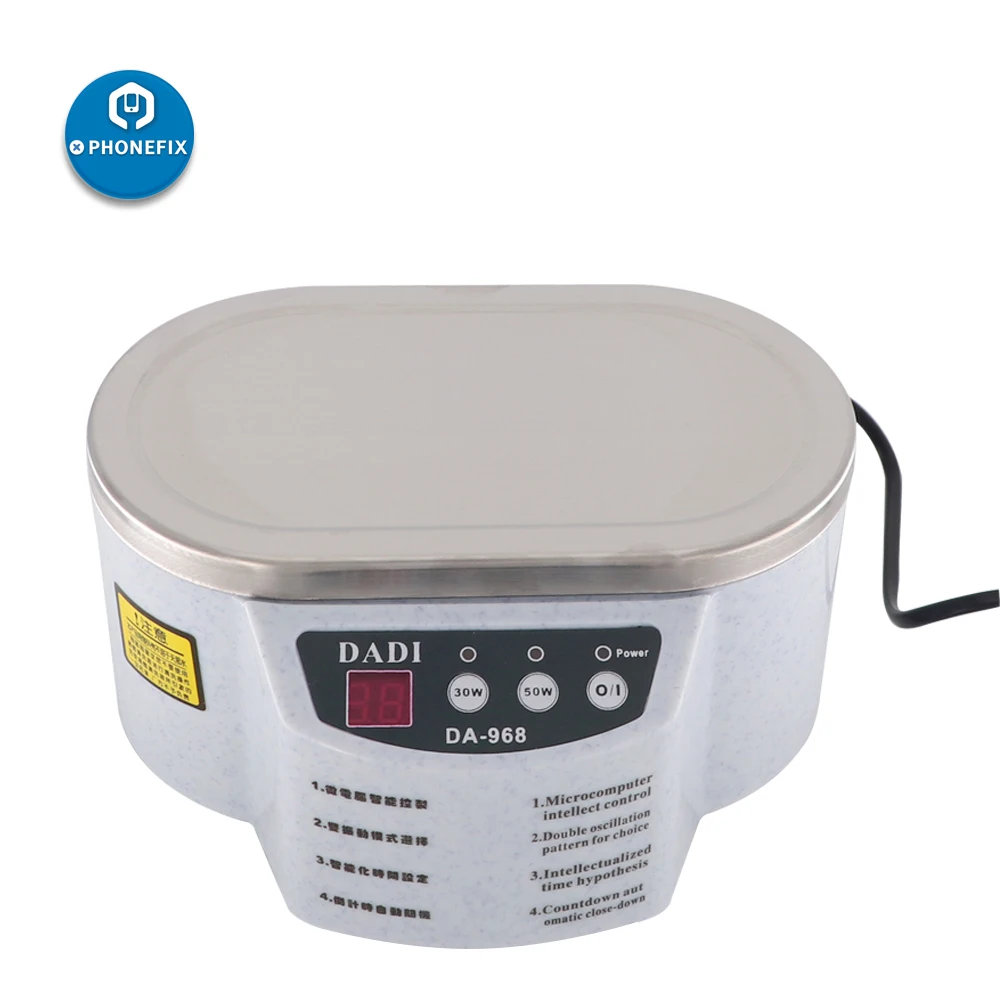 DA-968 Мини Ультразвуковой очиститель Ванна для очистки ювелирных изделий очки