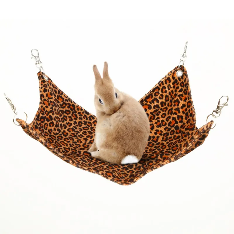 Pet Hammock Plush Hamster Mouse Ferrets Guinea Pig Cat Hanging Bed For Cats Rodents Sleeping Mat Pets Supplies | Дом и сад