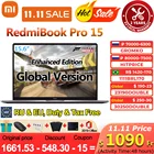 Ноутбук Xiaomi RedmiBook Pro 15, глобальная версия дюйма, Intel MX450, i7-11370H дюйма, 16 ГБ, 512 Гб SSD, FHD экран 3,2 K, Windows 10 Pro, 2021 дюйма