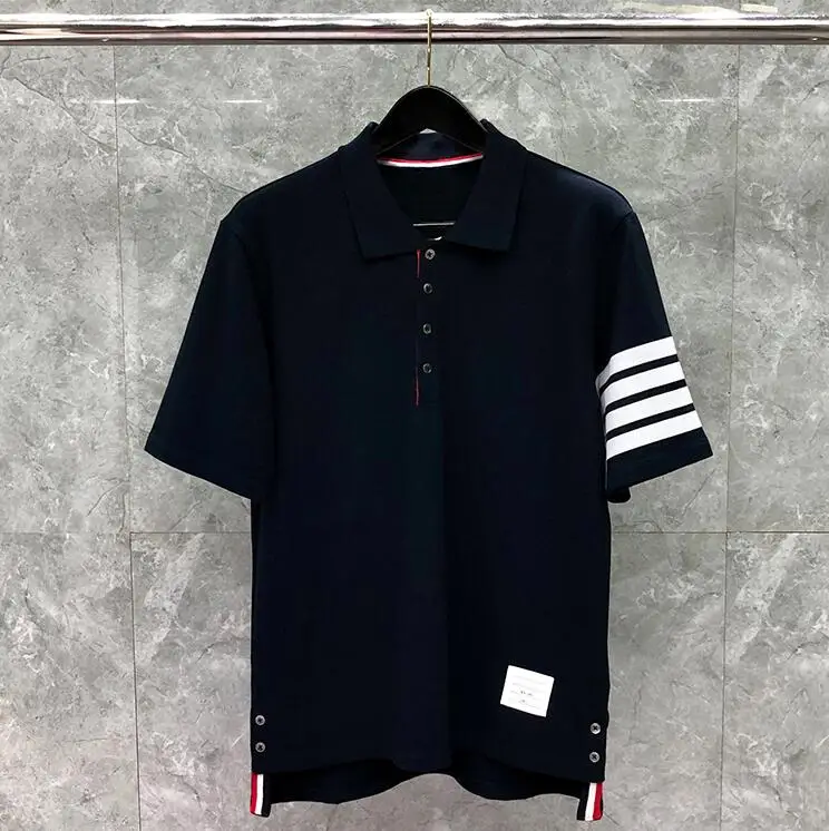 2021 модные брендовые футболки поло мужские на каждый день из овечьей шерсти в