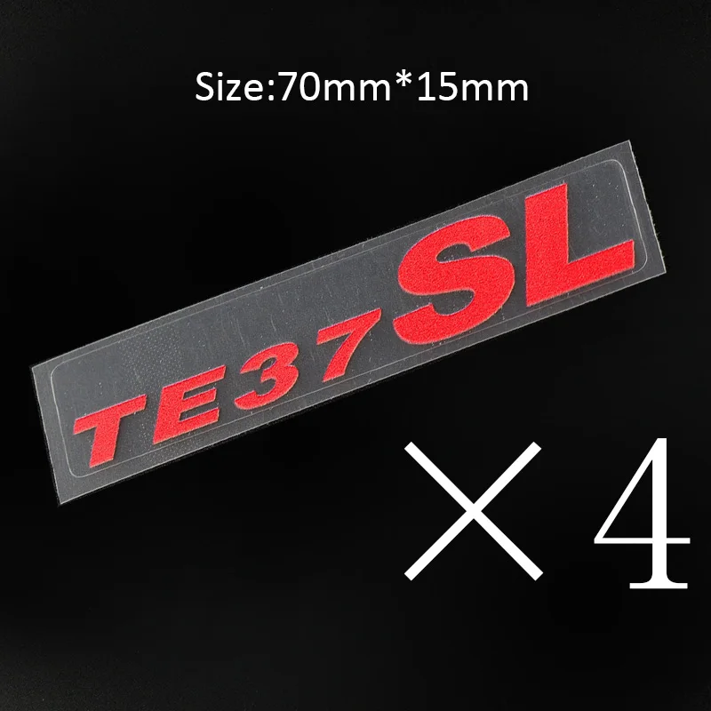 TE37 SL Комплект из 4 предметов Rays Volk Racing Car колесных дисков Стикеры для TE37 SL CE28 GramLights Авто колеса этикетка для укладки волос - Название цвета: TE37 SL