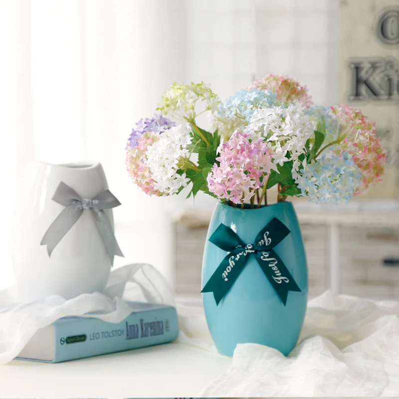 

Nordic ceramic creative fashion vase modern simple porcelain living room ornament home decoration flower arrangement