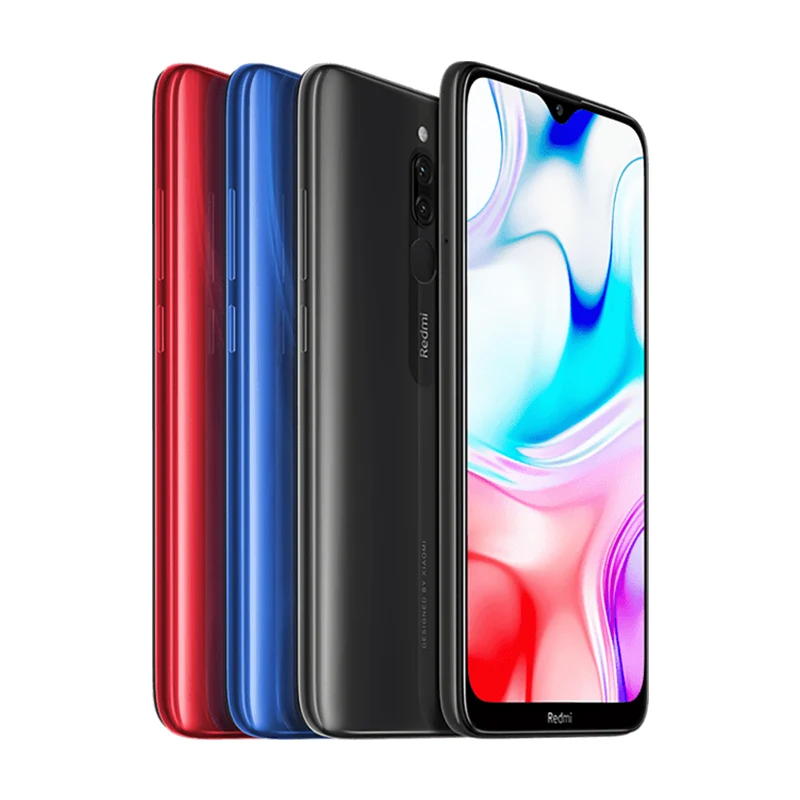 Xiaomi Redmi 8 смартфон с восьмиядерным процессором Snapdragon 439 ОЗУ 4 Гб ПЗУ 64 ГБ 12 МП 5000