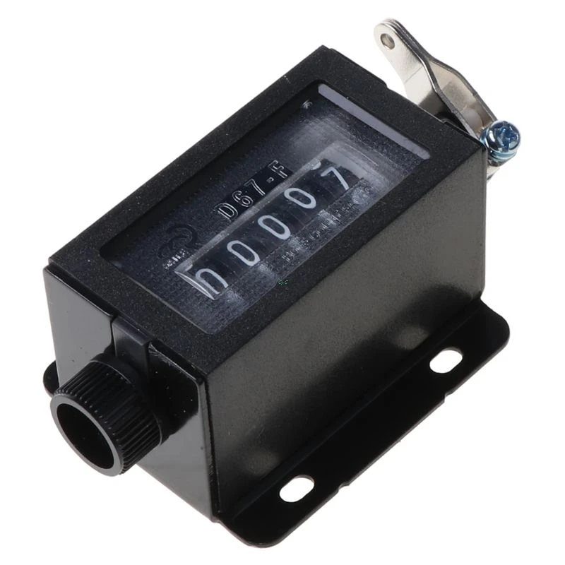 D67 F 5 цифр механический Pull счетчик хода черный корпус сбрасываемый|Счетчики| |