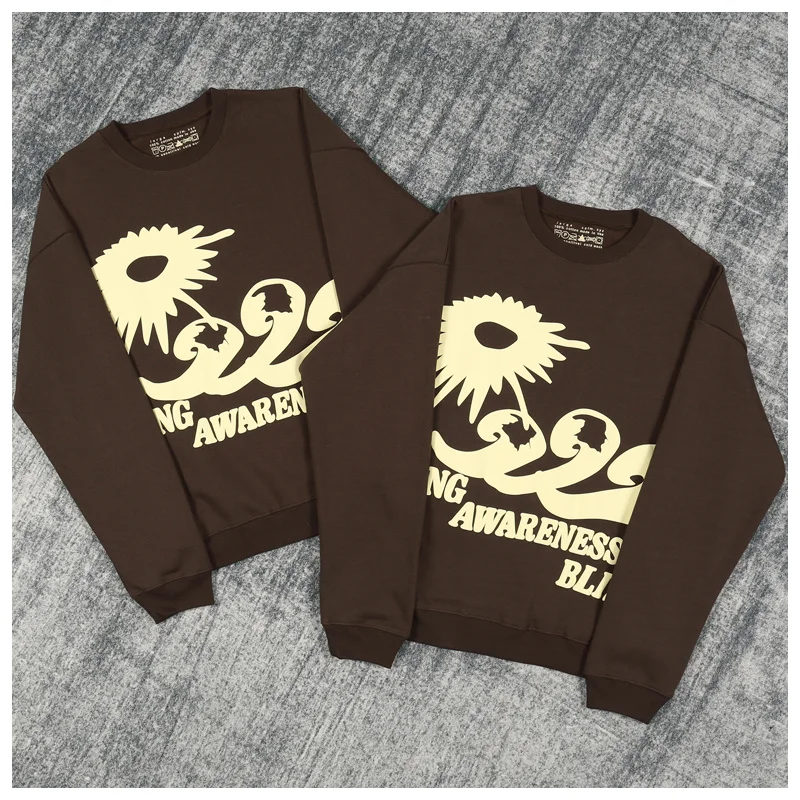 

Утепленная Мужская толстовка с флисовой подкладкой и надписью CPFM